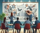 プレゼン資料作成スキル：オンライン研修となります ストーリーラインを分かりやすく、共感を得やすいものにする イメージ1