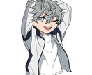 4頭身のデフォルメイラストを制作いたします シンプルでポーズや衣装が分かりやすいイラストをお求めの方へ イメージ3