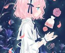 VLiverやオリジナルの可愛い女の子を描きます イラスト、ちびキャラ、アイコン利用可能、VLiverが描く！ イメージ1