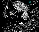 カラーやモノクロの和風イラスト描きます あなたのイメージに合う和風イラスト作成します イメージ1