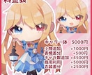 全身SDイラスト制作いたします *+動画・グッズ等様々な用途で使用可能です！+* イメージ2