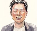 SNSのアイコン、プレゼントなど◎似顔絵を描きます 水彩で描く少しリアルな似顔絵❗️ポートレイトも❗️ イメージ4