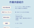 ショート動画・映像制作｜伝わる動画を仕上げます やさしく伝えて印象に残る動画編集で心地よい映像をつくります。 イメージ2