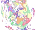 ポップでメルトでキュートなイラスト描きます 人物でも動物でも対応可能！サムネイル等の利用にも！ イメージ8