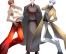 全身3000円でTRPGの立ち絵描きます 3日で納品可能！全身3000円です！ イメージ8