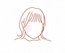 写真からSNS用似顔絵アイコン描きます 写真より少しだけ、やわらかい私に。 イメージ3