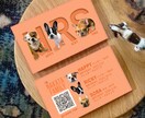 ３頭対応【うちの子名刺】を制作します ひときわ目を惹くペット名刺、プロデザイナーへお任せ下さい イメージ4