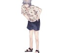 TRPG等に使える全身の立ち絵を制作致します 表情差分2つ付！カラーで制作致します イメージ4