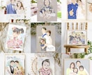 写真から優しいタッチの似顔絵を作成いたします 似顔絵の実績800件以上 / 合成もできます イメージ10