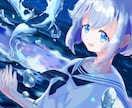 印象に残る一枚絵イラスト描きます 構図・光・雰囲気まで丁寧に仕上げます イメージ3