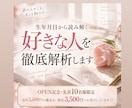 生年月日から「好きな人♡」を徹底解析します 好きな人を深く知って、恋をまるごと攻略しちゃおう♡ イメージ1