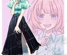 完成品！女の子一点ものの立ち絵販売いたします オリジナルみつあみ女の子の立ち絵！IRIAM動作確認済み！ イメージ1