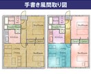 手書き間取り図をトレーシングします 手書きの間取り図をデータ化します。 イメージ3