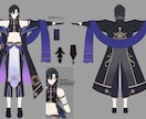 Vtuberキャラデザ・モデリング全て制作します 男性女性キャラどちらも得意です♪イラストのみモデリングのみ可 イメージ10