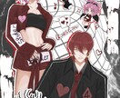 貴方だけのイラストをお描き致します 等身でもミニキャラでも幅広く描きます⟡ イメージ3