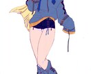 キャラクターのラフ+簡易着色描きます 細部までこだわる世界観重視のキャラをデザインします！ イメージ2