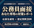 転職の面接✨想定質問集を丸ごと作ります 元自治体職員12年｜応募書類から質問と回答のポイントを整理 イメージ3
