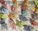 折り鶴作成代行、紙ペーパーのお花も作ります 色々なイベントで必要な方に代わりお花や折り鶴を折ります イメージ1