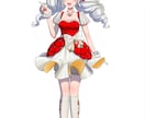 魅力的な立ち絵イラスト制作します カラフルなキャラデザインお任せください イメージ2