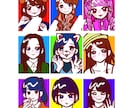 デフォルメ似顔絵風アイコン描きます 【期間限定　半額にお値引き中！】 イメージ1