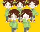 可愛い立ち絵、表情差分描きます オリジナルの可愛い物が作れます。 イメージ3