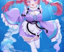商用◎Vtuber・IRIAM立ち絵作成します キャラデザ・パーツ分け・KV丸投げOK！商用利用柔軟対応。 イメージ7