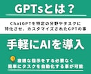 完全オーダーメイド方AIを開発します ChatGPTをあなたの最高の部下にしませんか？ イメージ2