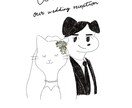 おしゃれシンプルな動物化！似顔絵イラスト作成します 写真から動物化！結婚祝いのプレゼントにも！印刷手配も可能です イメージ1