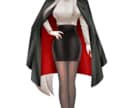 大人な女性をイメージしたイラストになります コート着脱のイラストがあります。 イメージ5