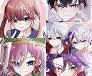 かわいいSNSアイコンを作成致します かわいい女の子を描くことが得意です イメージ1
