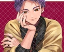かっこいい男性イラストお描きします 女性向けの表紙/シチュエーション/スチル風イラストなど イメージ1