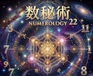 あたえられた使命・魂の喜び・テーマを読み解きます 数秘術を使い、深くリーディングいたします※名前と生年月日必需 イメージ1