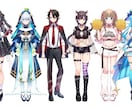 ロゴもついてくる！Vtuber一括制作します イラスト・Live2D・修正無制限・著作権譲渡・全工程制作 イメージ3