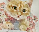 大切な猫ちゃんのお写真からイラストを描きます プレンゼント、記念、思い出の保管に喜ばれています イメージ4