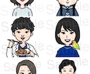 似顔絵アイコンお描きします あなただけのイラストでSNSに個性を♪ イメージ10