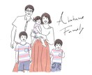 ラフな似顔絵をお描きします お写真をベースにラフスタイルの思い出に残るイラストを♪ イメージ3