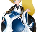 Vtuber向け　デフォルメイラスト作成します 立体感や衣装の質感をそのままにデフォルメ化！ イメージ1