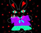カラフルな動物・ペットのイラスト描きます インパクトのあるイラスト描きます イメージ6