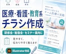 医療・看護・教育系のチラシを作成します 研修会・勉強会・セミナー案内を見やすく、伝わりやすく整えます イメージ1