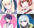 SNSアイコンお描きします アニメチックなアイコンが欲しい！という時にご検討ください イメージ2