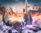 綺麗な光と自然の背景のイラスト・サムネお描きします あなたのキャラと楽曲の世界観を幻想的に仕上げます！ イメージ1