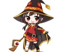 お好きなキャラをかわいくデフォルメします 選べる頭身！お好きなキャラをアイコンに！ イメージ1