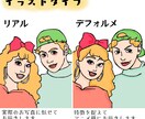 タイプは6通り！ポップな似顔絵お描きします お子様からご年配まで☆プレゼントや待受画面、アイコンなどに イメージ2