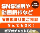 動画制作やSNSの活用についてご相談承ります 各SNSの活用方法やPR方法、動画制作などなんでもご相談OK イメージ1