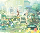 世界観の感じられる一枚絵を制作します 商用可/サムネイルやキービジュアル等柔軟に対応いたします。 イメージ2