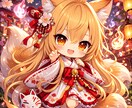 二頭身キャラ制作致します。ます ご希望に合わせて完全オリジナルのイラストを制作いたします。 イメージ3