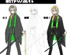 配信・TRPGなどに!立ち絵お描きします 配信・TRPGなどに使用できる立ち絵をお描きします！ イメージ3