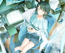透明感のある等身イラストを描きます Vtuberや配信者など活動でオリジナルイラストが必要な方へ イメージ2