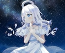 歌ってみた・オリジナルMVのイラストを制作します ご要望に沿った動画用サイズのイラストを制作可能です！ イメージ5