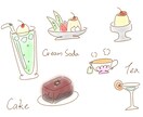 カフェや雑貨に使える手書き風イラスト制作します やさしく親しみやすい手書きタッチで、お店やSNSを彩ります イメージ2